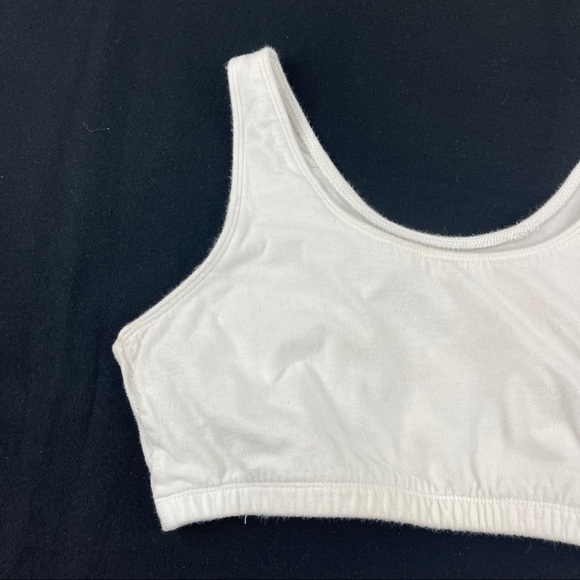 Fruit Of The Loom Sports Bra Womens 38 White Pull Over - Picture 3 of 7